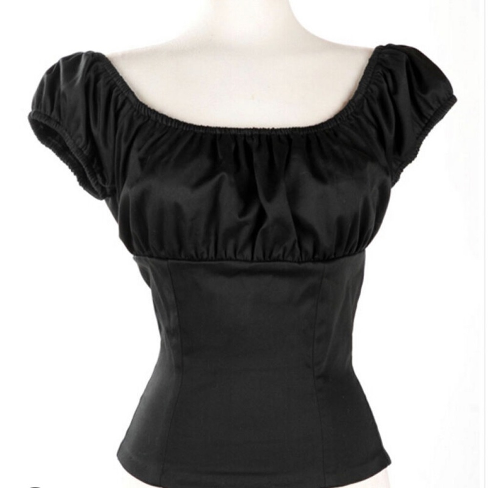 Pinupgirl Clothing Original Peasant Top